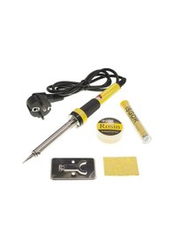 Resim İşgör 60W Havya Seti 5 Parça Lehim Tel Sehpa Kalem Havya Makinesi 