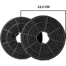 Resim ARC-PART Hotpoint Ariston He 60.s X/ha Davlumbaz Karbon Filtre - 1 Takım (2 Adet) 