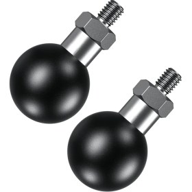 Resim Woodpool B Boyutu 1 Inç Çift Soket Kolu Için Uyumlu M6 x 1.0 Dişli Direkli 1 Inç Bilyalı Adaptör (Yurt Dışından) 