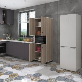 Resim Kenzlife fırın dolabı bedriye crd 185*66*45 mutfak banyo kiler ofis 