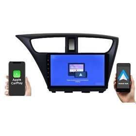 Resim Honda Civic Hb Euro 2013-2017 9 inç 10-256 GB PRO Android Carplay Multimedya 