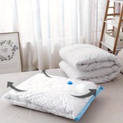Resim 3 Adet Ekstra Büyük Vakumlu Saklama Torbası Seti, 50.01x69.85 cm - Hava Geçirmez, Toz Geçirmez, Yer Tasarrufu Sağlayan, Kıyafetler, Yatak Takımı ve Taşınma İçin Uygun 