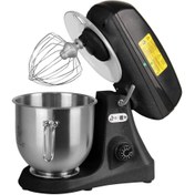 Resim OMAKE Setüstü Stand Mikser 7 Lt. - 3 Başlıklı - Karıştırma & Çırpma & Yoğurma - Siyah 