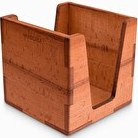 Resim WOODSAKA Kayın Küp Not Kağıdı Kutusu 