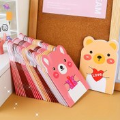 Resim 8 adet Sevimli Hayvan Cep Defteri - Renkli Tasarımlarla Mini Karikatür Yumuşak Kapak Defterler, Ofis, Okul ve Hediyeler için Kawaii Kırtasiye Seti, Defterler ve Defterler 