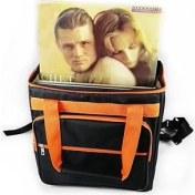 Resim Çıtırtılı Sesler Plak Taşıma Çantası 12" (Sırt Askılı) 