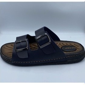 Resim Moda Ayakkabı 4521 Erkek Lacivert Rahat Taban Terlik 