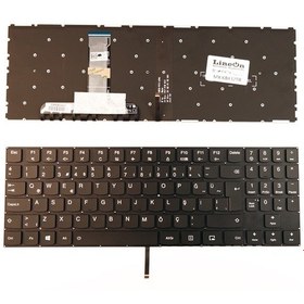 Resim Lenovo Uyumlu Legion Y530-15ıch Notebook Klavye Işıklı 