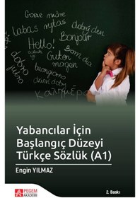 Resim Yabancılar İçin Başlangıç Düzeyi Türkçe Sözlük (A1)- Pegem Akademi Yayıncılık 