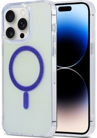 Resim Cbtx İphone Uyumlu 14 Pro Magic Diamond Blu-ray Magsafe Telefon Kılıfı 