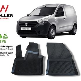 Resim Dacia Dokker Van Paspas 2012 Sonrası 3d Havuzlu Paspas 