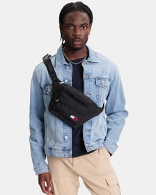 Resim Tommy Hilfiger Ess Gündelik Erkek Bel Çantası Black - Black / STD 