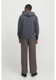 Resim Jack & Jones Jjecharge Faded Erkek Sweatshirt Gri 
