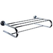 Resim Raf Havluluk/Bornozluk Destekli 304 Kalite Q19 50*29*12 cm Krom 
