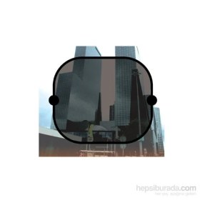 Resim Space Çember Yan Cam Perdesi - Siyah 