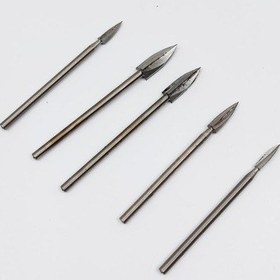 Resim Rox Wood 5 Parça Gravür Törpü Set 2.35Mm 