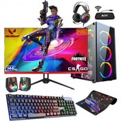 Resim Fx55 İ5-3470 16GB 240GB SSD + 1TB HDD RX550 4GB 144HZ MONİTÖR Masaüsü Oyun Oyuncu Bilgisayar Zeiron