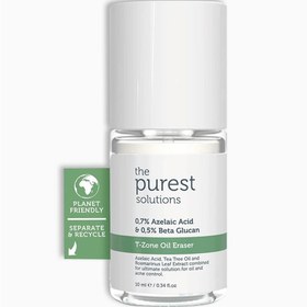 Resim The Purest Solutions T-Zone Oil Eraser 0,7 Azelaic Acid & 0,5 Beta Glucan 10 ml 