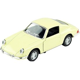 Resim 1:32 Dıe Cast Retro Spor Araba Krem Çok Renkli 