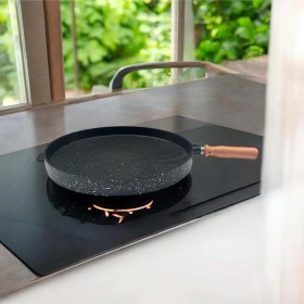 Resim Alkara Hanımeli Döküm Çok Amaçlı Tava 36 Cm Siyah 