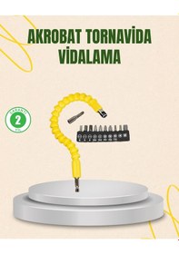 Resim 12 Parça Akrobat Vidalama Uç Seti Esnek Dar Csmtex - 43 Alan Kullanım Küçük 