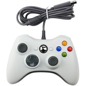 Resim Xbox360 İçin Usb 2.0 Kablolu Denetleyici Gamepad, Tak Ve Çalıştır, Kablo Uzunluğu: 2.5m Beyaz 