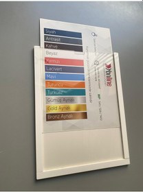 Resim 10 Adet A4 Beyaz Belge Sertifika Çerçevesi Föylük 