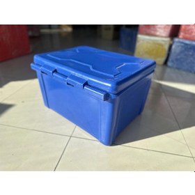 Resim Motosiklet Pizza Servis Çantası Mavi 90 Litre Köşeli Mavi 