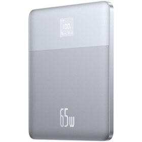 Resim Baseus Blade2 12.000 mAh 65 W Dijital Ekranlı Powerbank Gümüş 