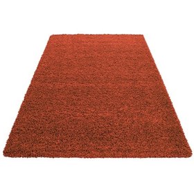 Resim Soft Shaggy Halı Yüksek Tüylü Düz Kiremit Rengi Çocuk Odası Oturma Odası Salon Mutfak Halı 