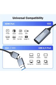 Resim Markofist 1080P 30 FPS Kamera Görüntüsünü Bilgisayar ve Telefona Aktaran HDMI Capture Kartı 