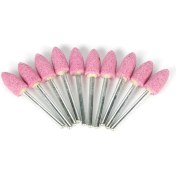 Resim Pdrplnt Nanlıy-10 Adet Aşındırıcı Monte Taş Dremel Aksesuarları Için Taşlama Taşı Tekerlek Kafası Dremel Döner Aletler Için Kurşun Şeklinde Pembe (Yurt Dışından) 