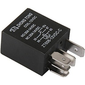Resim Mikro Role 12 V 5 P 40a Siyah 