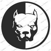 Resim Pitbull Köpek Sticker 00998 