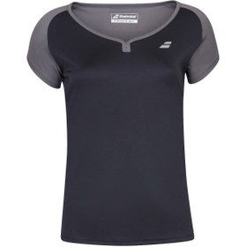 Resim Babolat Play Cap Sleeve Top Kadın Siyah Tişört 