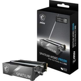 Resim MSI SSD SPATIUM M580 PRO PCIe 5.0 NVMe M.2 2TB FROZER R:14600 W:12700 