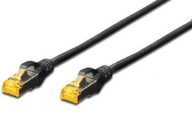 Resim BC-S6A050BL Beek CAT 6A SFTP/PIMF (Pairs in metal foil) Patch Kablosu, LSOH, 5 metre, AWG 26, Siyah Renk 