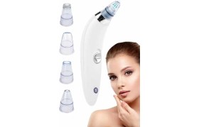 Resim Yeni Nesil Vakumlu Pilli Siyah Nokta ve Yüz Temizleme Cihazı 4 Başlıklı 