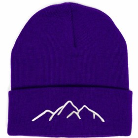 Resim Mountain Nakışlı Bere - Mavi 