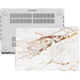 Resim McStorey Apple Uyumlu MacBook Air ile Kılıf HardCase A1369 A1466 2017 Öncesi Mermer10NL 