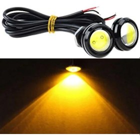 Resim 12v Ayna Altı Ledi Kartal Gözü Ledi Eagle Eye turuncu 