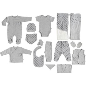 Resim Bibaby Unisex Bebek Gri New Dream 15 Li Set 