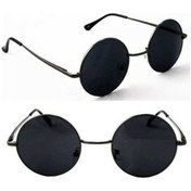 Resim John Lennon Siyah Unisex Güneş Gözlüğü 