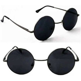 Resim John Lennon Siyah Unisex Güneş Gözlüğü 