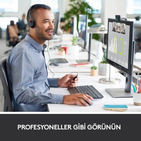 Resim Logitech 960-001252 C920S HD PRO WEBCAM-SİYAH 