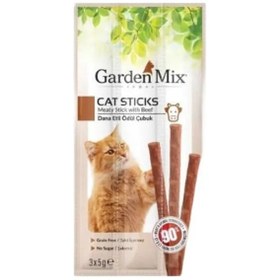 Resim Gardenmix Dana Etli Kedi Stick Ödül Maması 3x5 gr 