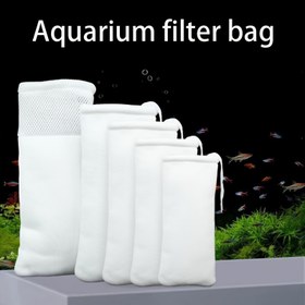 Resim Su Akvaryumu Filtre Torbaları - Hızlı Tutma Özellikli Yüksek Yoğunluklu Yedek Filtre Malzemesi, Balık Tankları ve Gölet Filtreleri ile Uyumlu, Tatlısu/Tuzlusu Akvaryumlar için Kolay Değiştirme & Temizleme, Easyopen Tasarım, Etkili Filtrasyon, Biyopamuk Filtresi, Su Meraklıları İçin 
