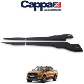 Resim Ranger 2019- Yarasa Kapı Kaplama Abs 4 Parça Mat Siyah 