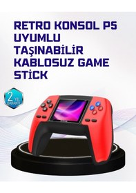 Resim Bfs P5 Retro Oyun Konsolu Ergonomik Tasarım, Taşınabilir 