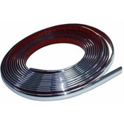 Resim Boostzone Araç Içi Dışı 3d Krom Dekoratif Nikelaj Şerit Çıta 9mm X 3 Metre 